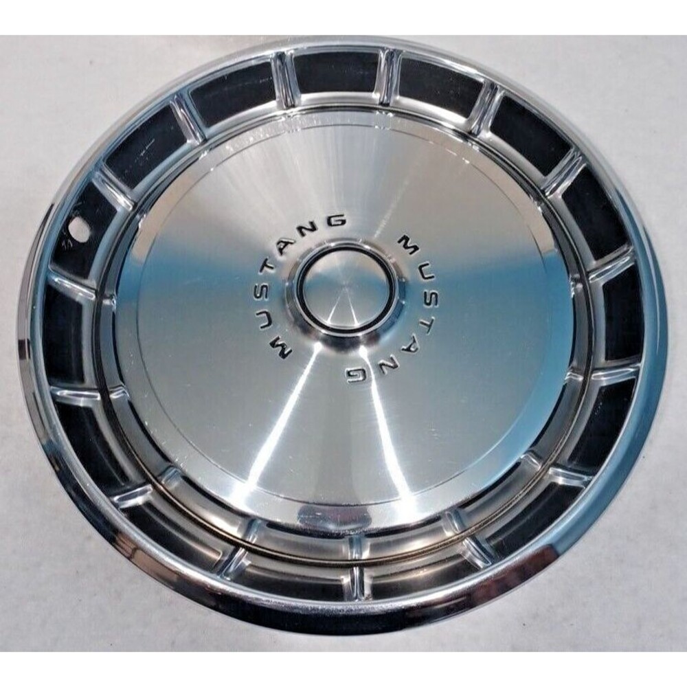 1971-1973 Ford Mustang Dog Dish Hubcap 14" Vintage OEM Wheel Cover Poverty Cap